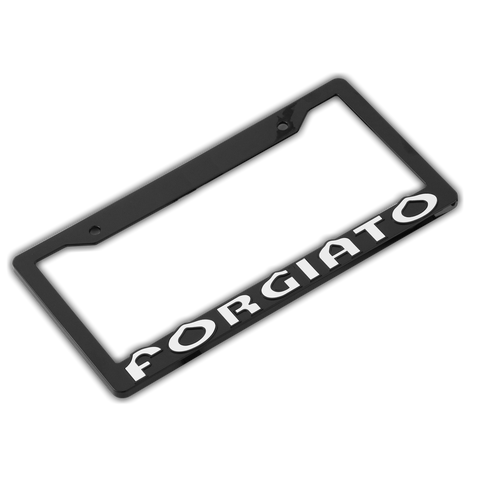 License Plate Frame in Black