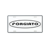 F Oval Logo License Plate
