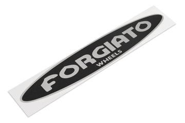 Oval Alloy Wheel Decal with Serial Number – Forgiato Wheels